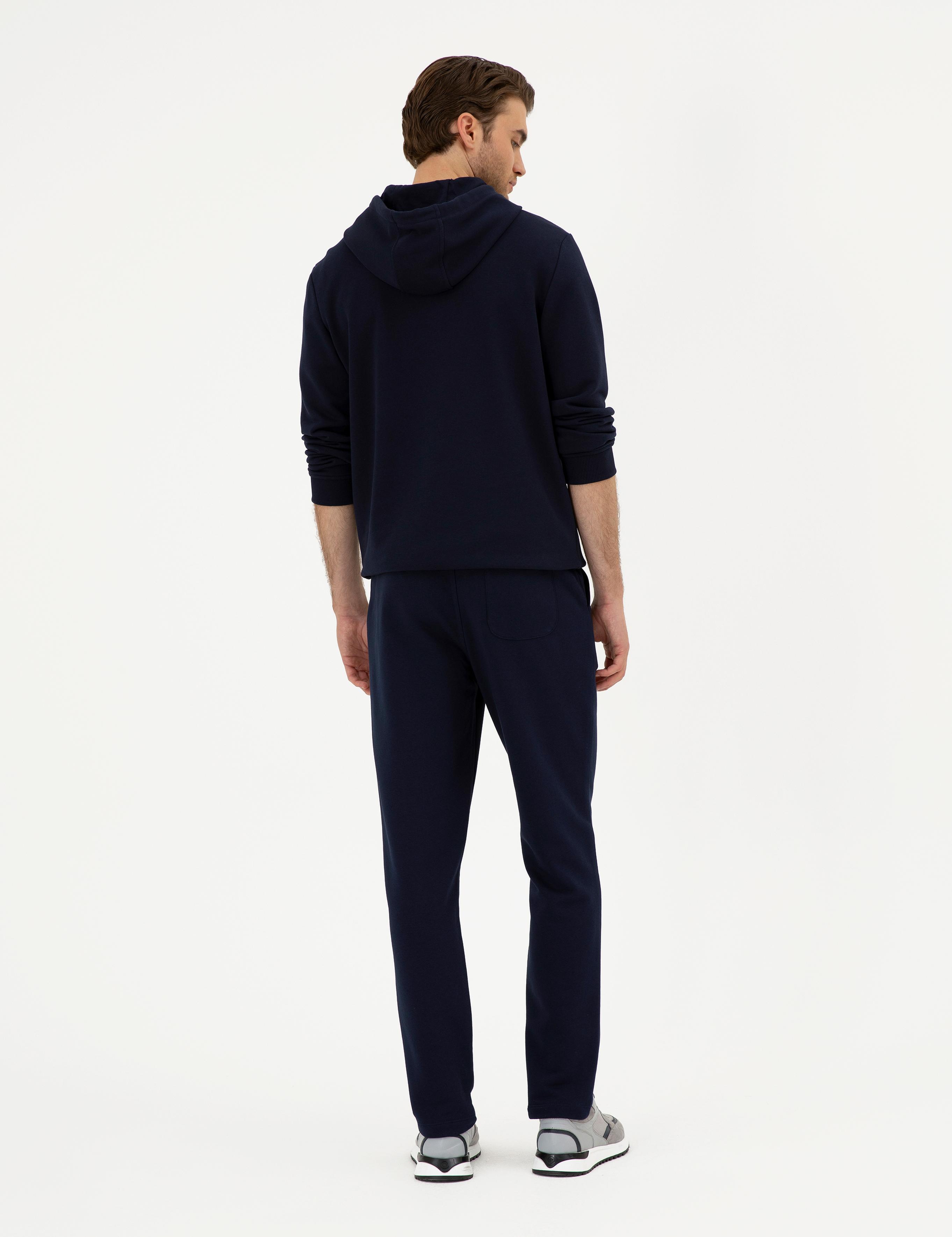 Lacivert Slim Fit Eşofman Altı