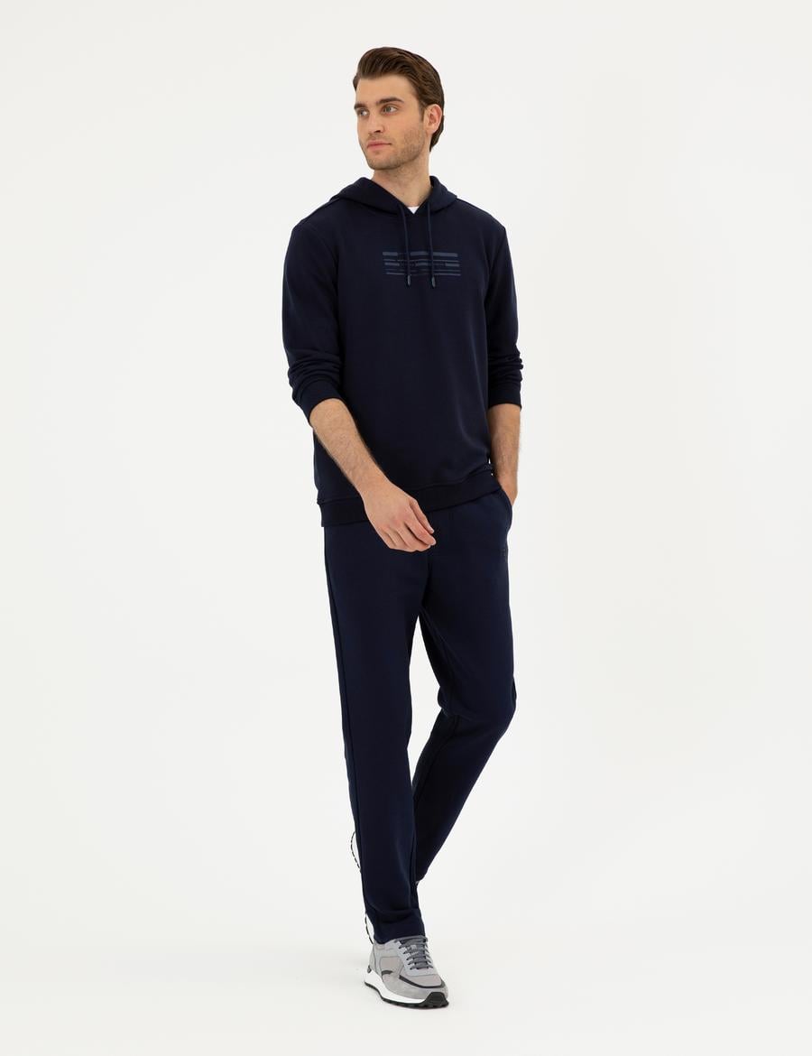 Lacivert Slim Fit Eşofman Altı