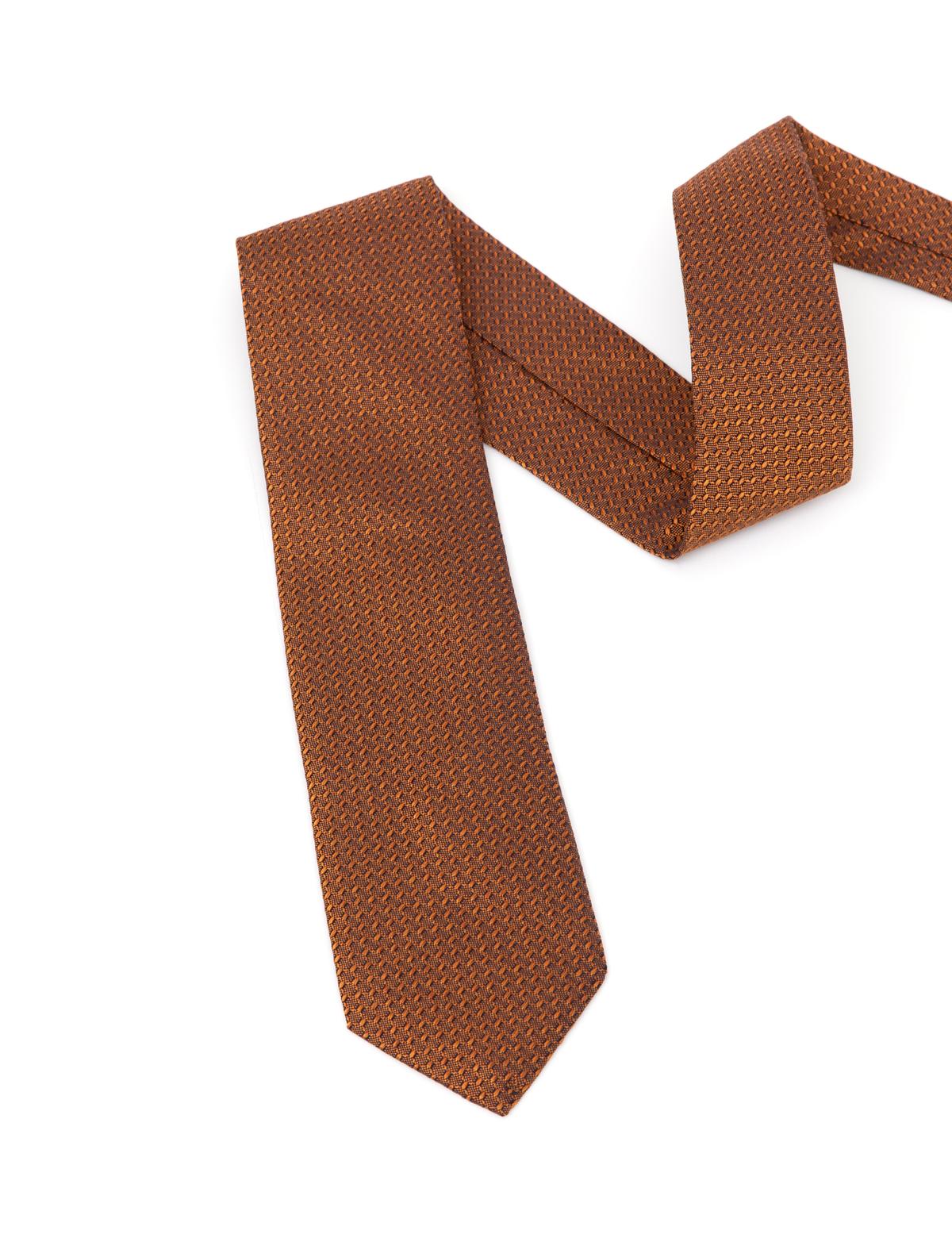 Turuncu İpek Kravat
