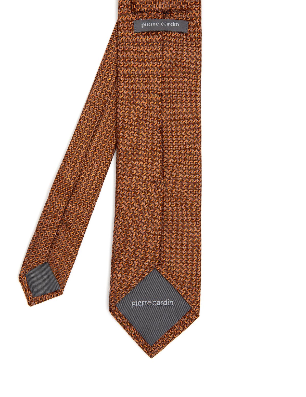 Turuncu İpek Kravat - 50288413004