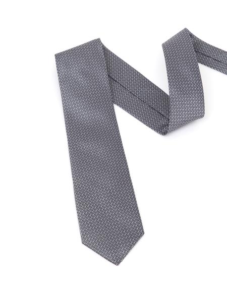 Gri İpek Kravat - 50288413001