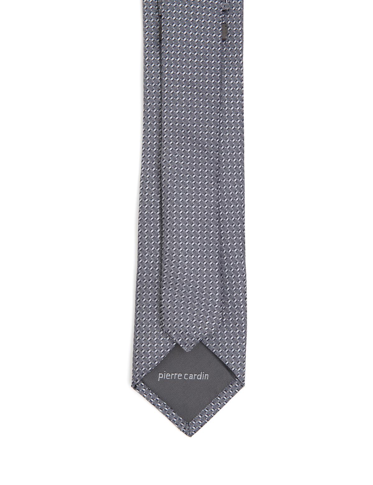 Gri İpek Kravat - 50288413001