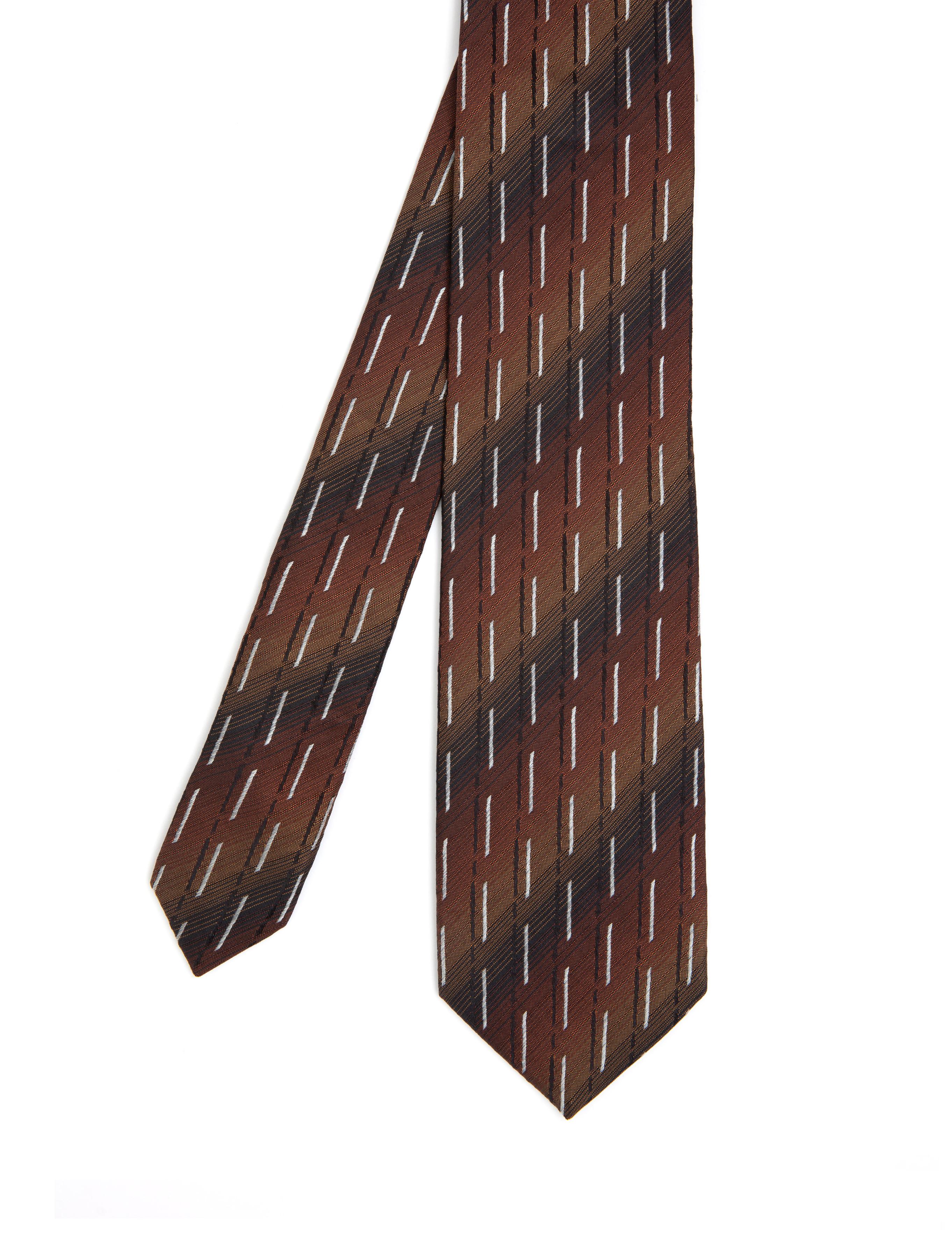 Kahverengi İpek Kravat