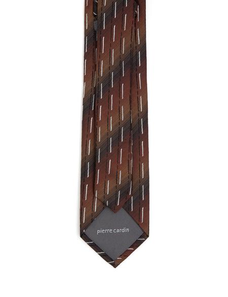 Kahverengi İpek Kravat - 50288414004