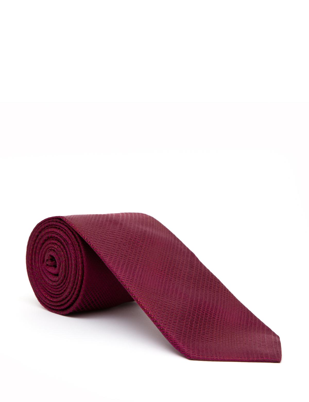 Bordo İpek Kravat - 50288416004