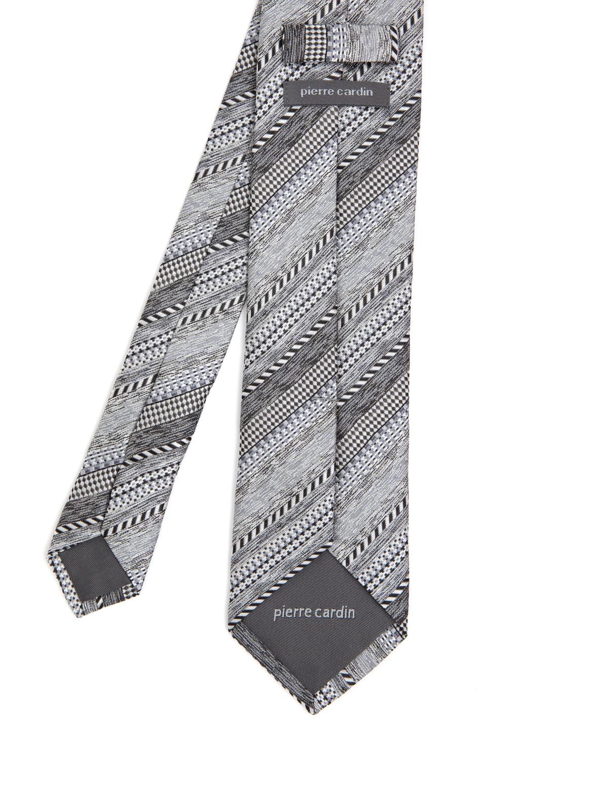 Gri İpek Kravat - 50288417001