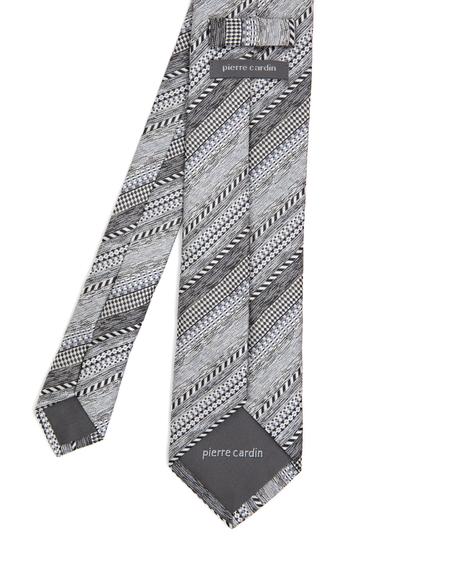 Gri İpek Kravat - 50288417001