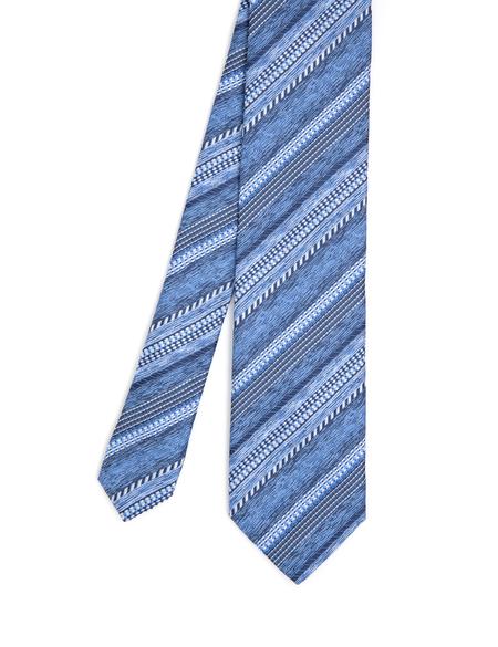 Mavi İpek Kravat - 50288417002