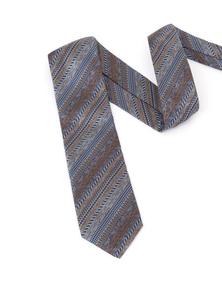 Kahverengi İpek Kravat - 50288417003