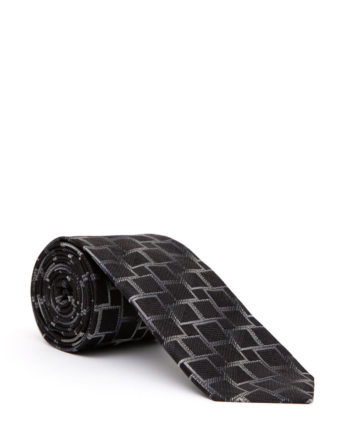 Siyah İpek Kravat - 50288420001