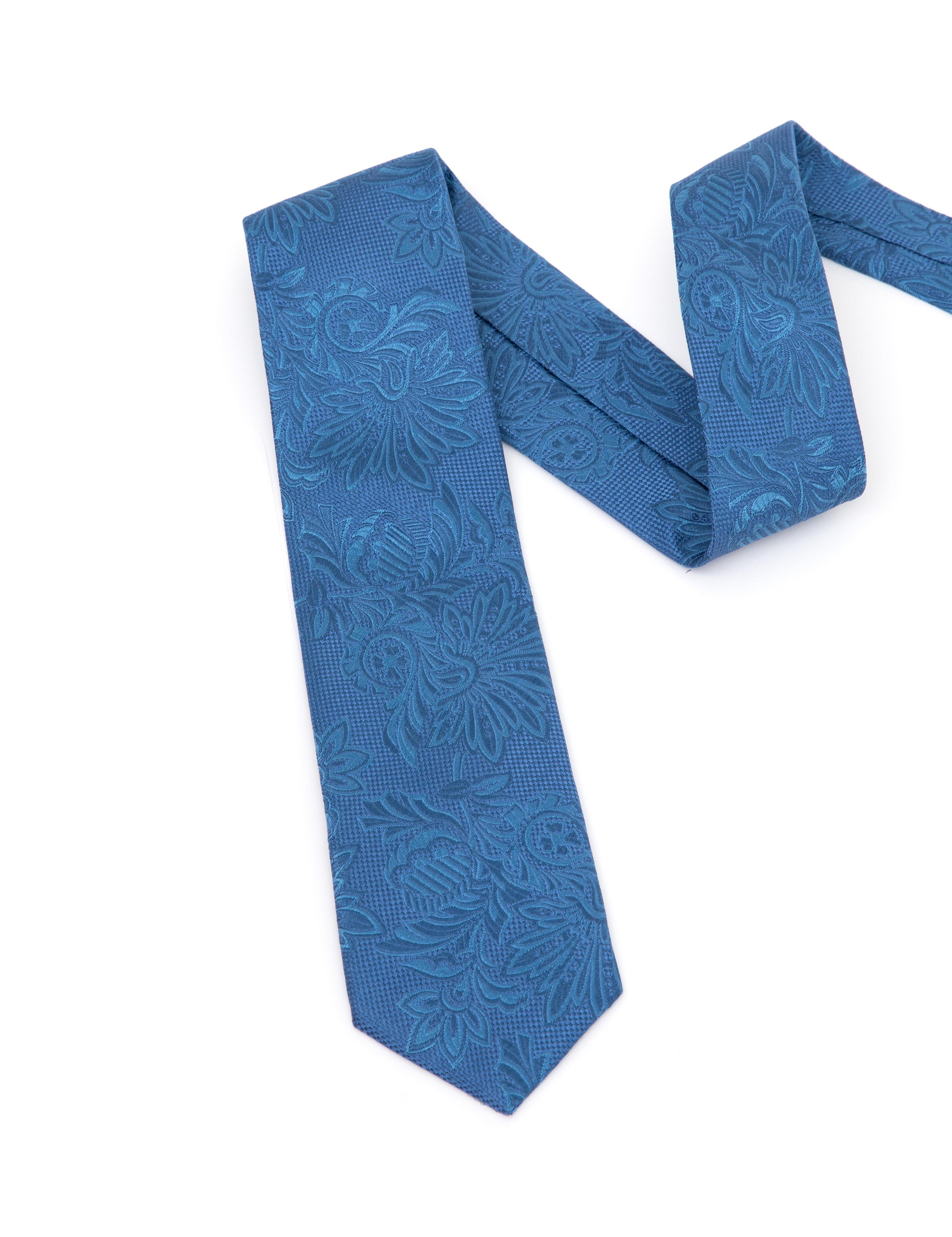 Mavi İpek Kravat