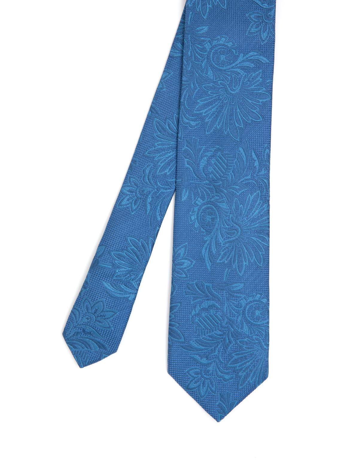 Mavi İpek Kravat - 50288415003