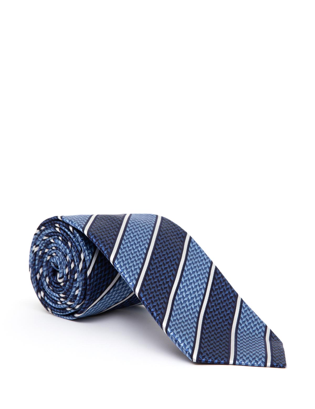 Mavi İpek Kravat - 50288422002