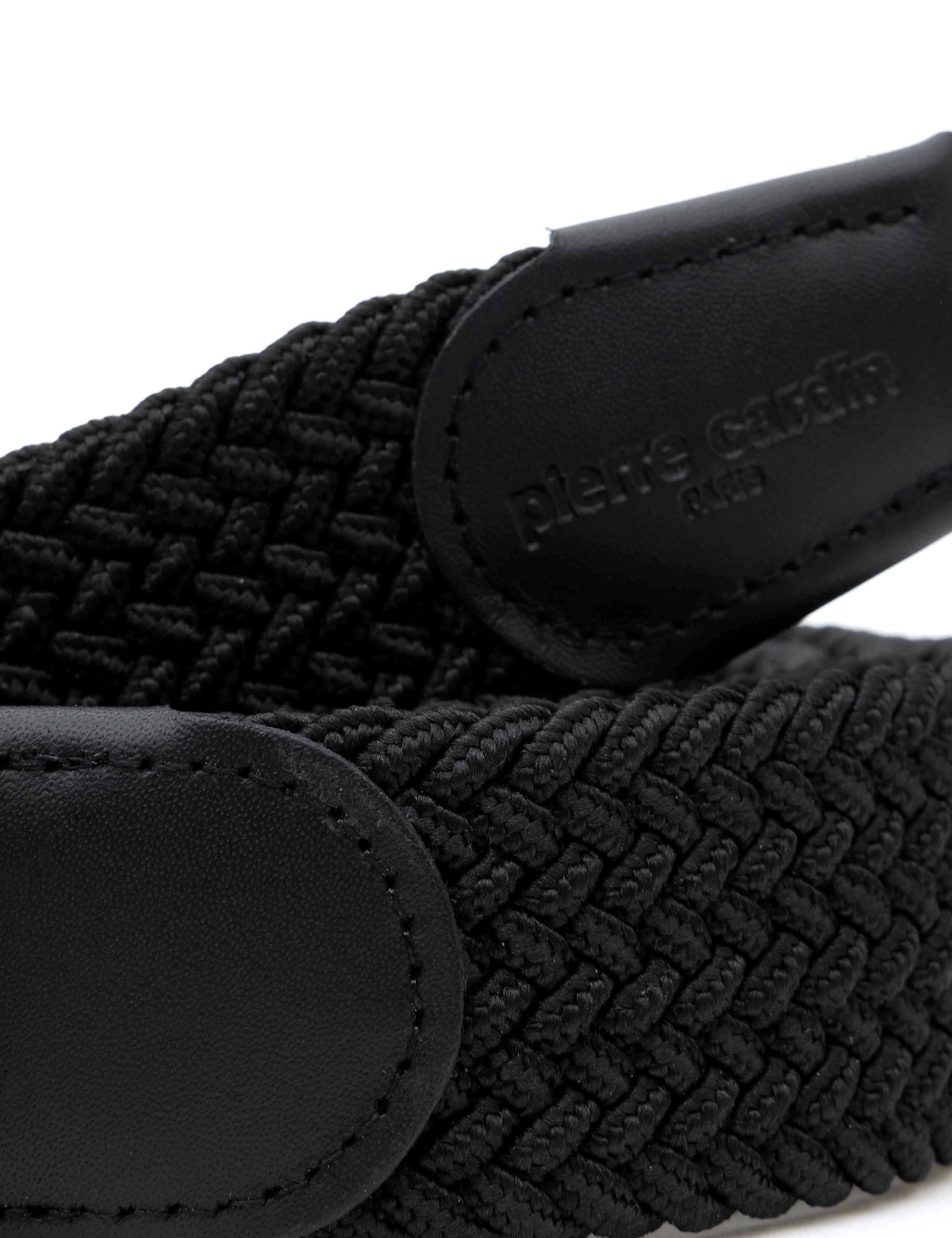 Siyah %100 Deri Örgü Kemer