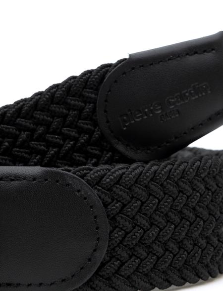 Siyah %100 Deri Örgü Kemer - 50294400014