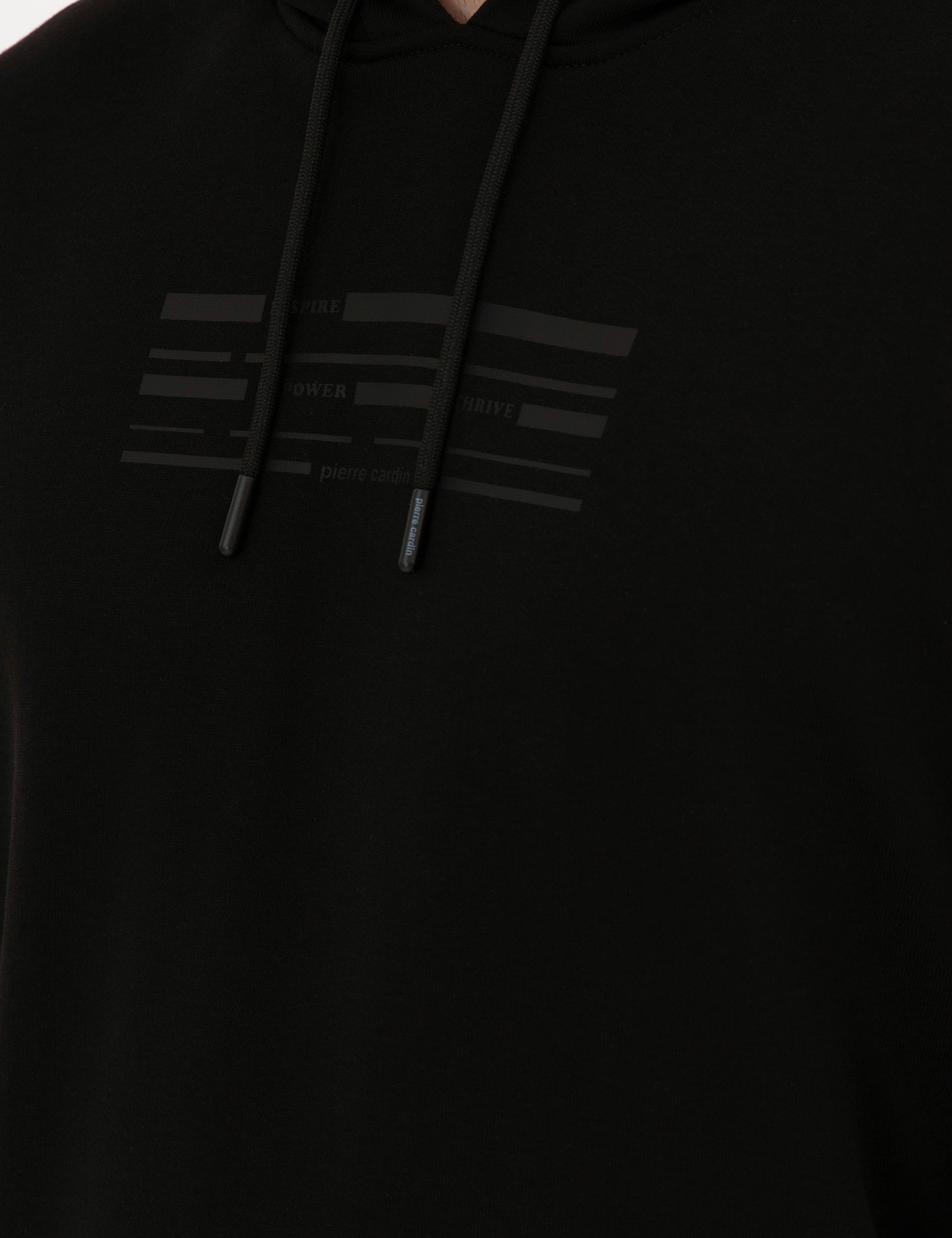 Siyah Regular Fit Sweatshirt