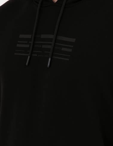 Siyah Regular Fit Sweatshirt