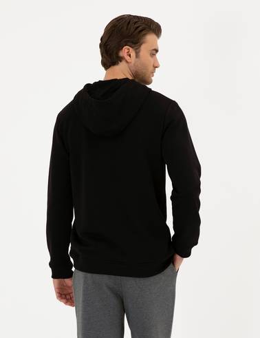 Siyah Regular Fit Sweatshirt