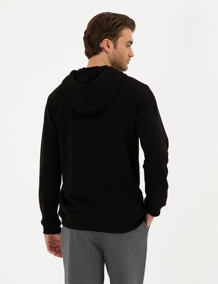 Siyah Regular Fit Sweatshirt - 50295772001