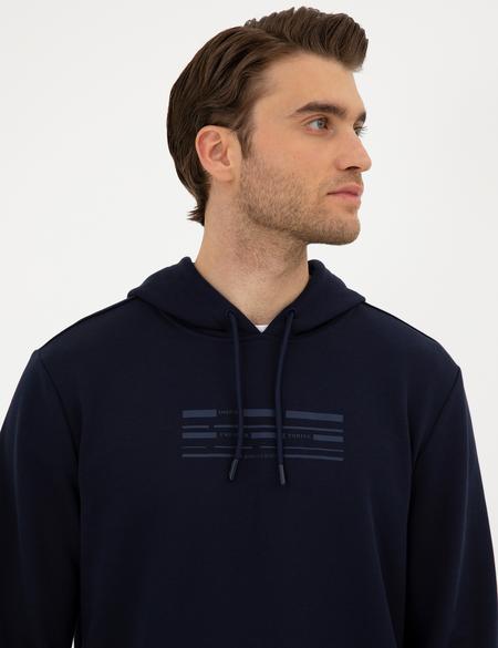 Lacivert Regular Fit Sweatshirt - 50295772048