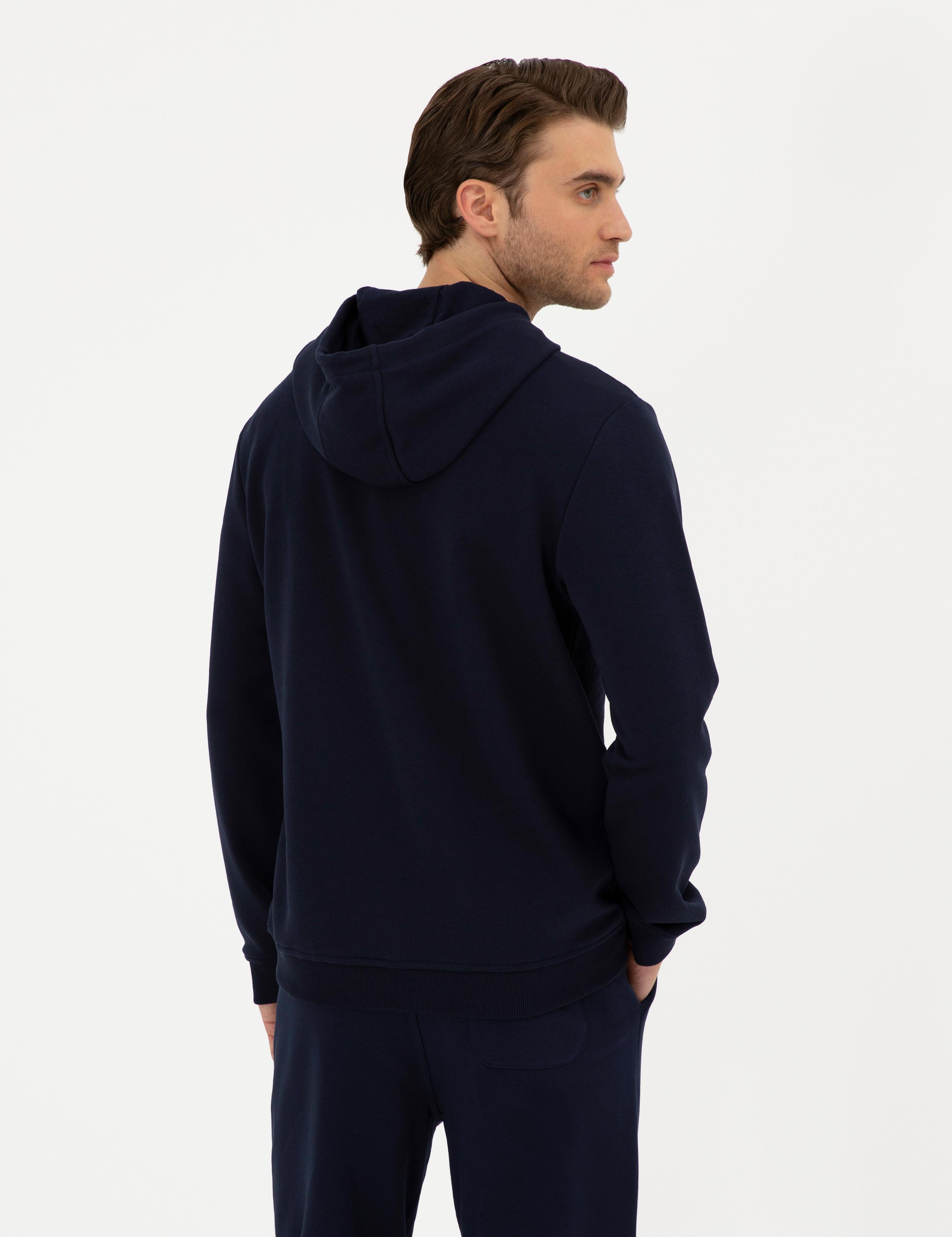 Lacivert Regular Fit Sweatshirt