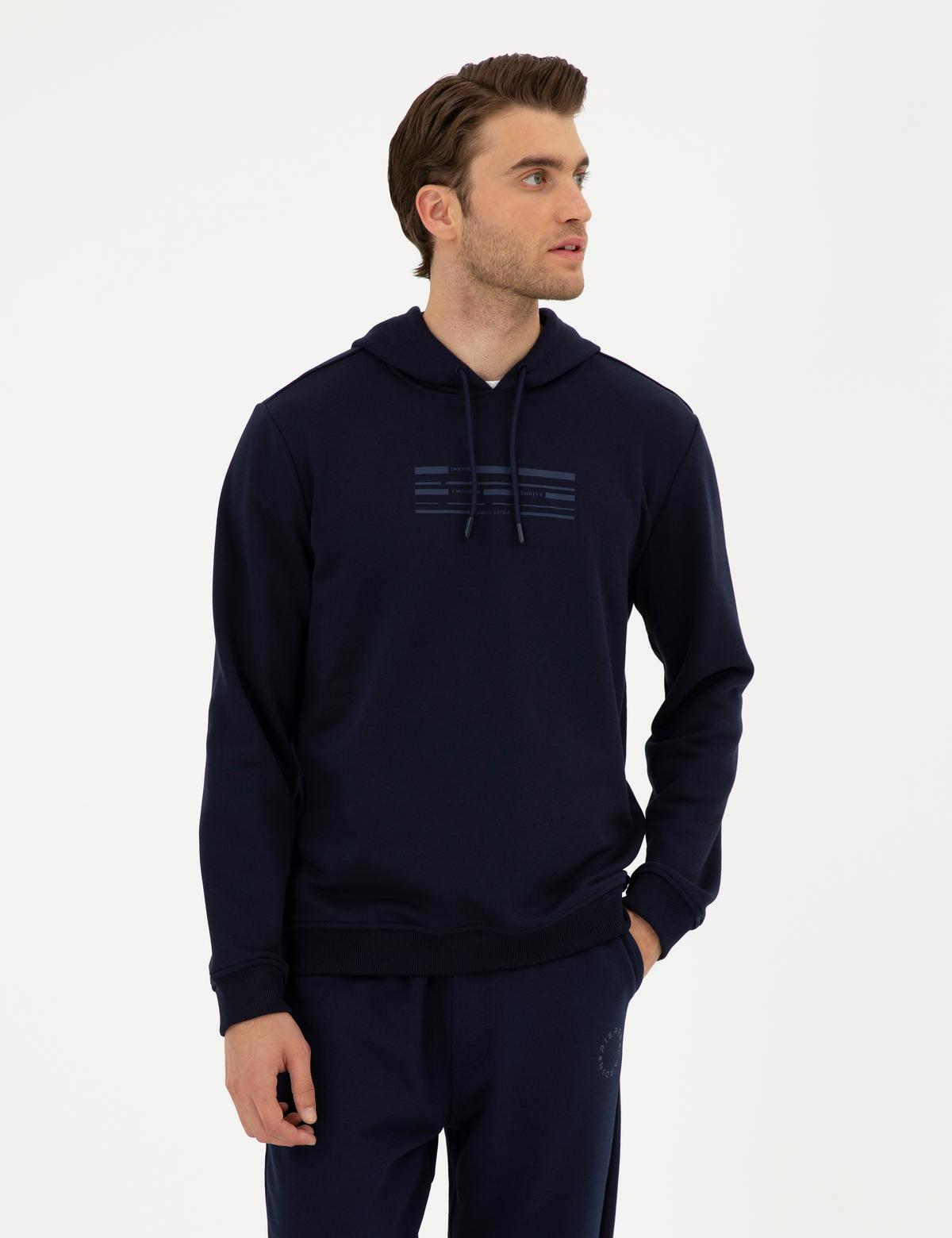 Lacivert Regular Fit Sweatshirt