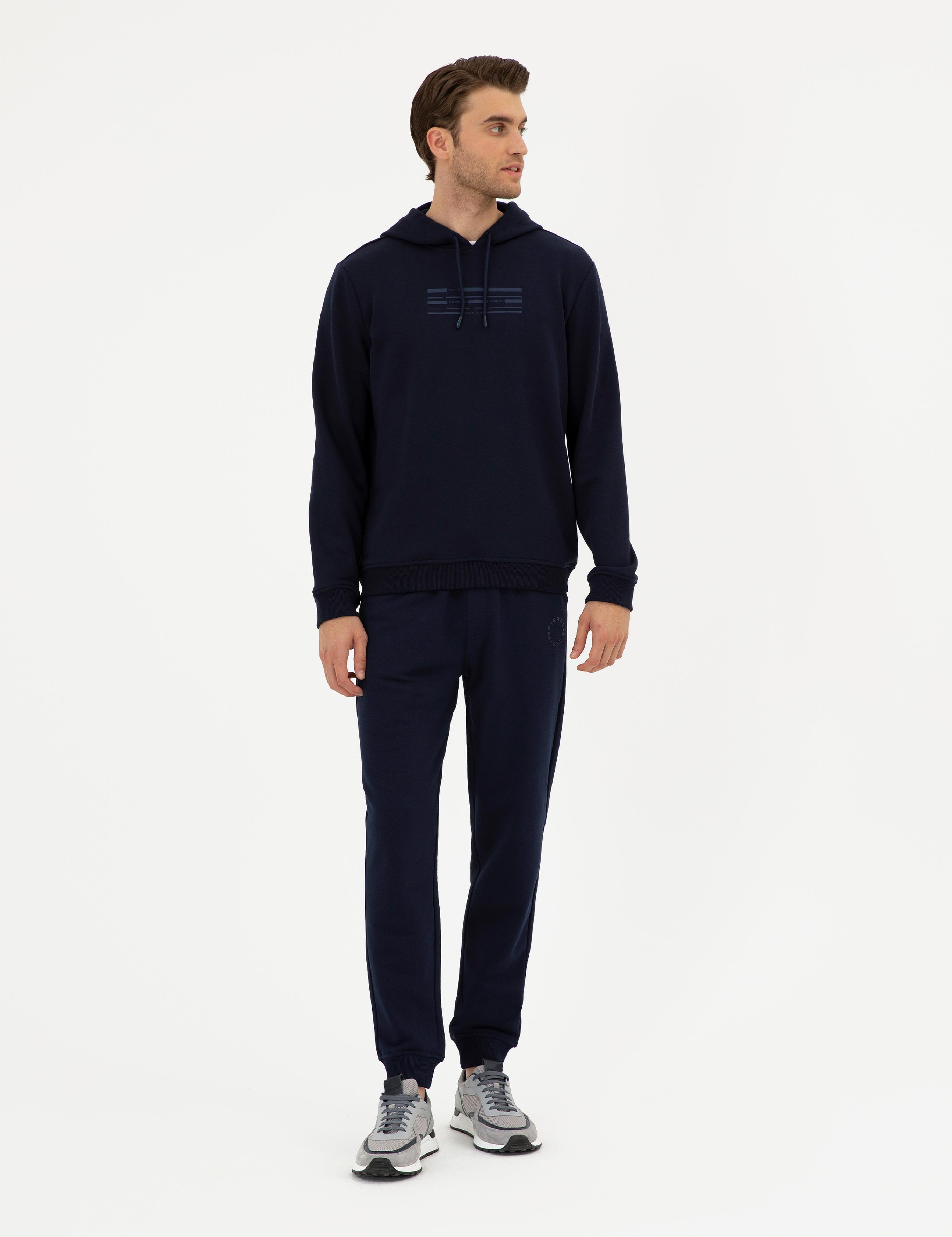 Lacivert Regular Fit Sweatshirt