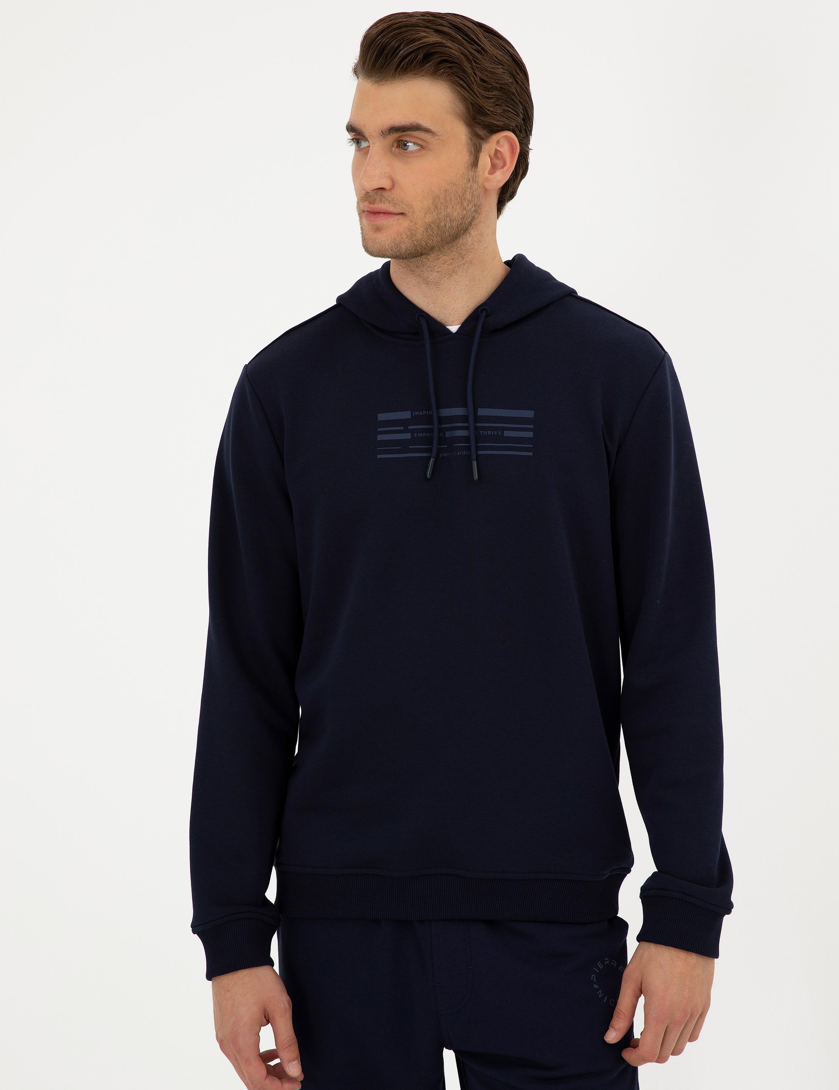 Lacivert Regular Fit Sweatshirt