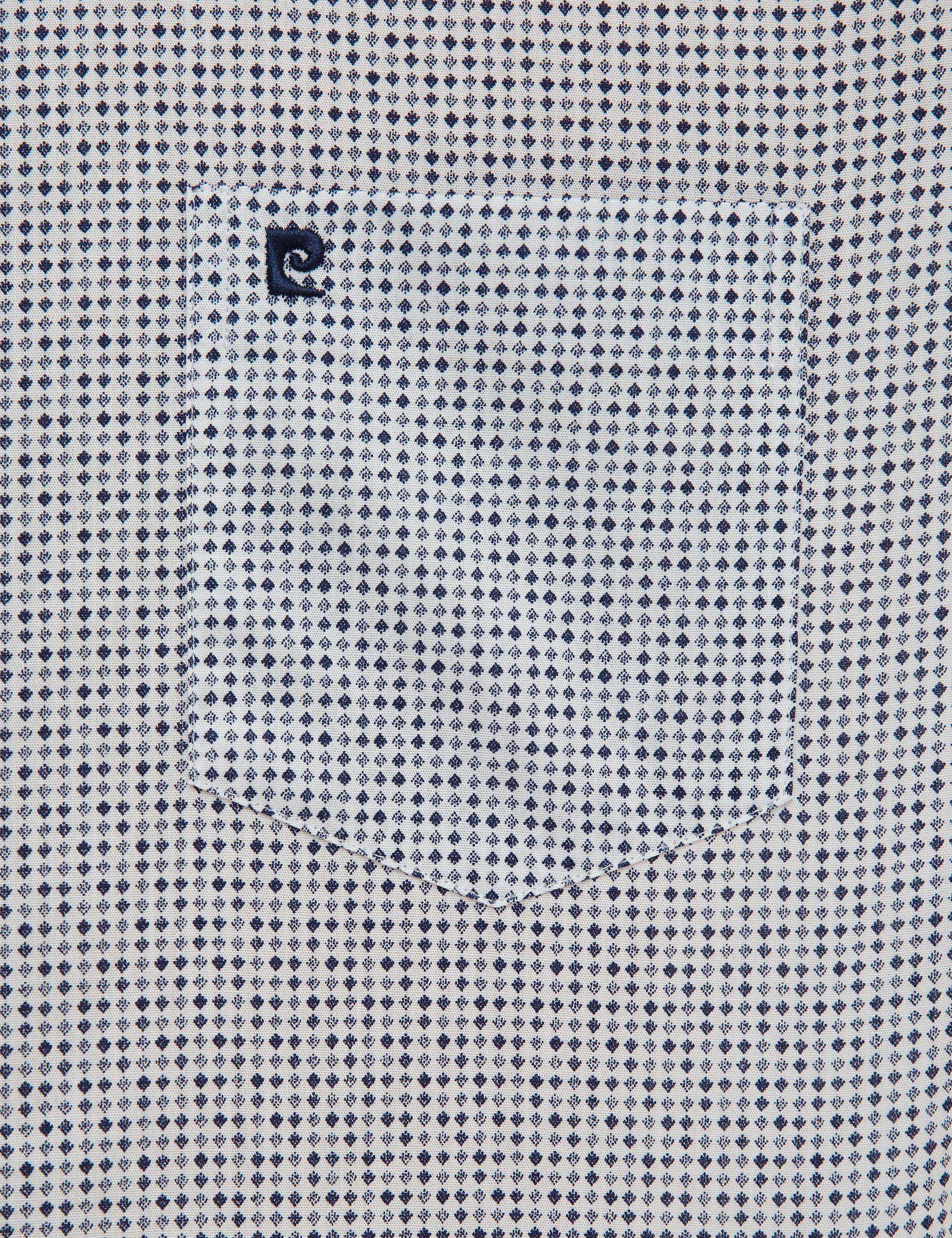 Lacivert Regular Fit Kısa Kollu Gömlek