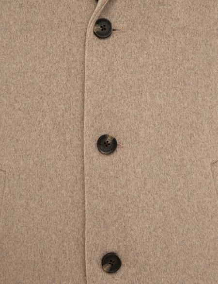 Bej Ex. Slim Fit Kaşe Kaban - 50230243015