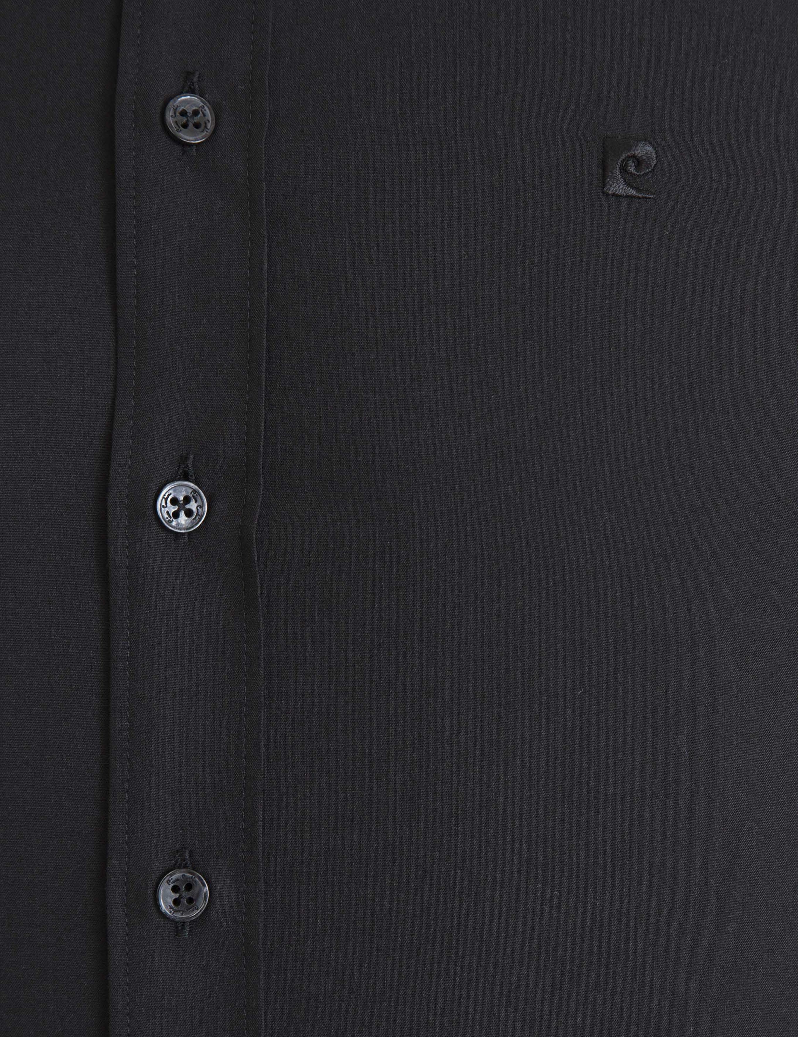 Siyah Slim Fit Basic Gömlek