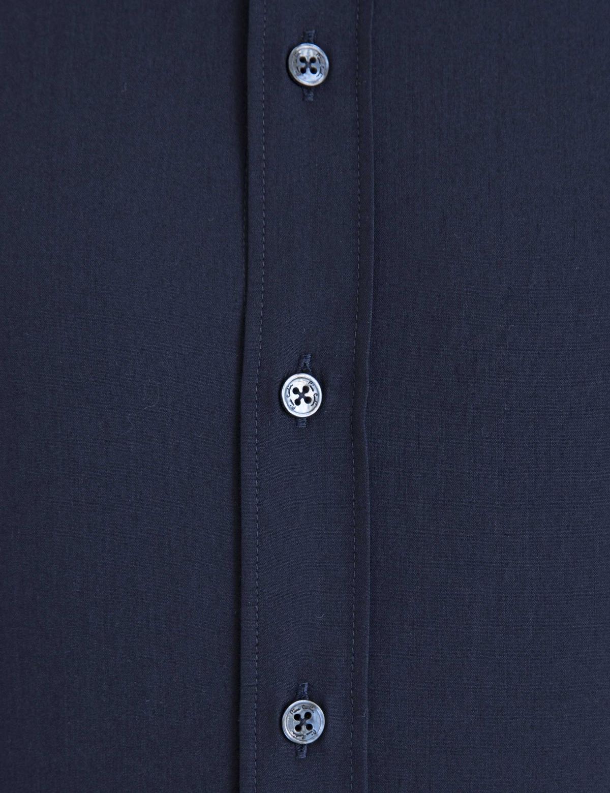 Lacivert Slim Fit Basic Gömlek - 50233539025