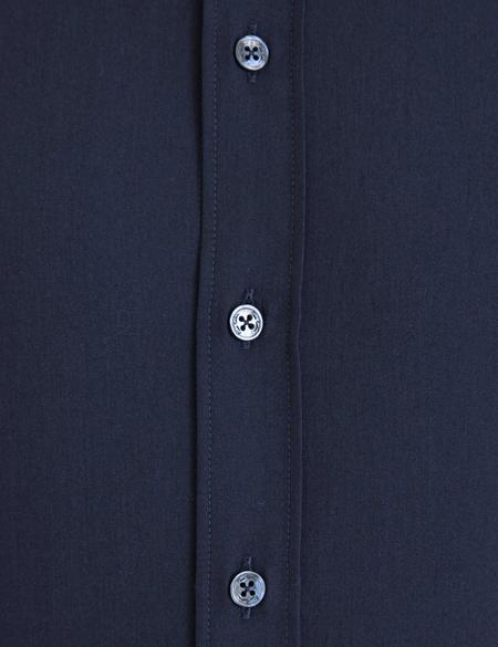 Lacivert Slim Fit Basic Gömlek - 50233539025