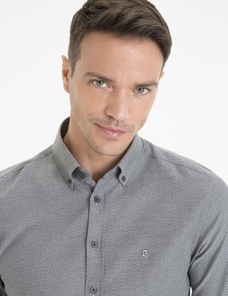 Antrasit Slim Fit Gömlek - 50233543017