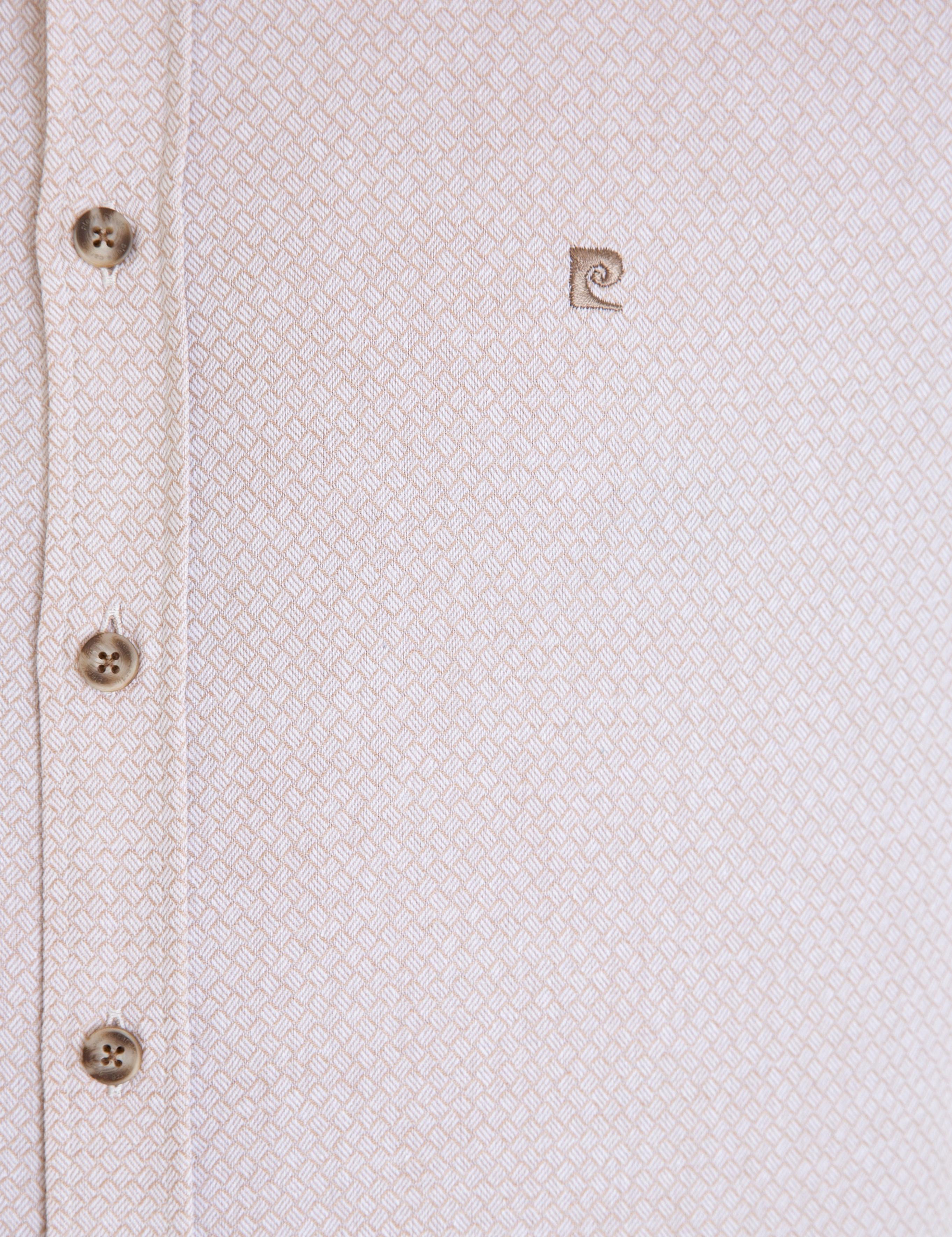 Bej Slim Fit Gömlek