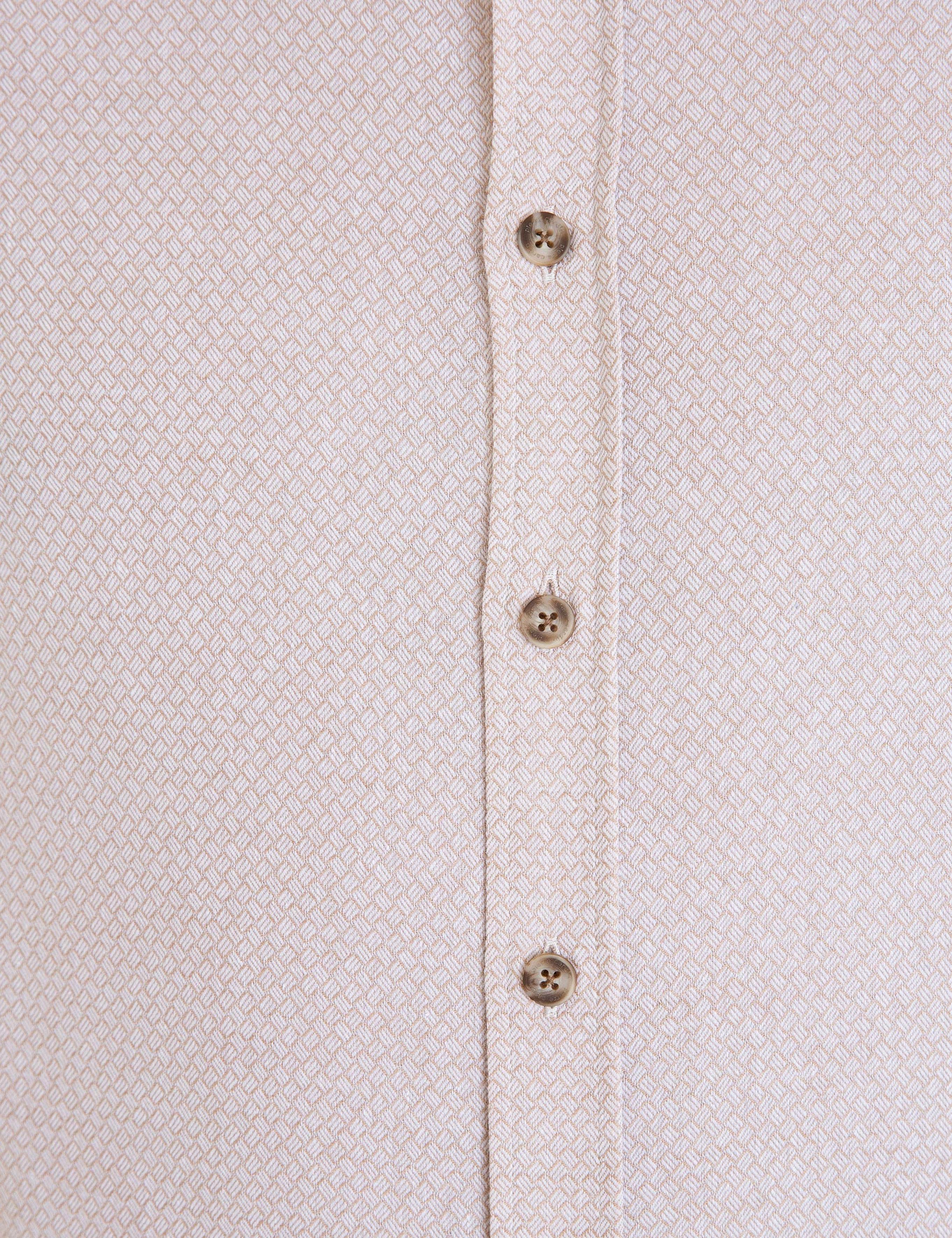 Bej Slim Fit Gömlek