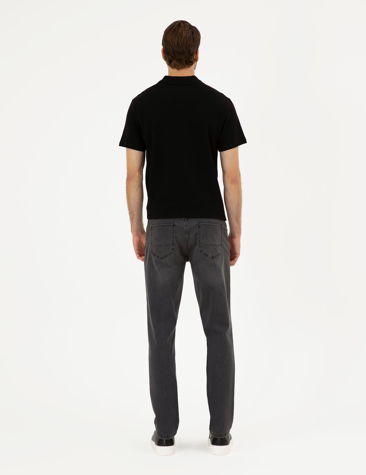 Antrasit Straight Fit Jean Pantolon - 50285129058