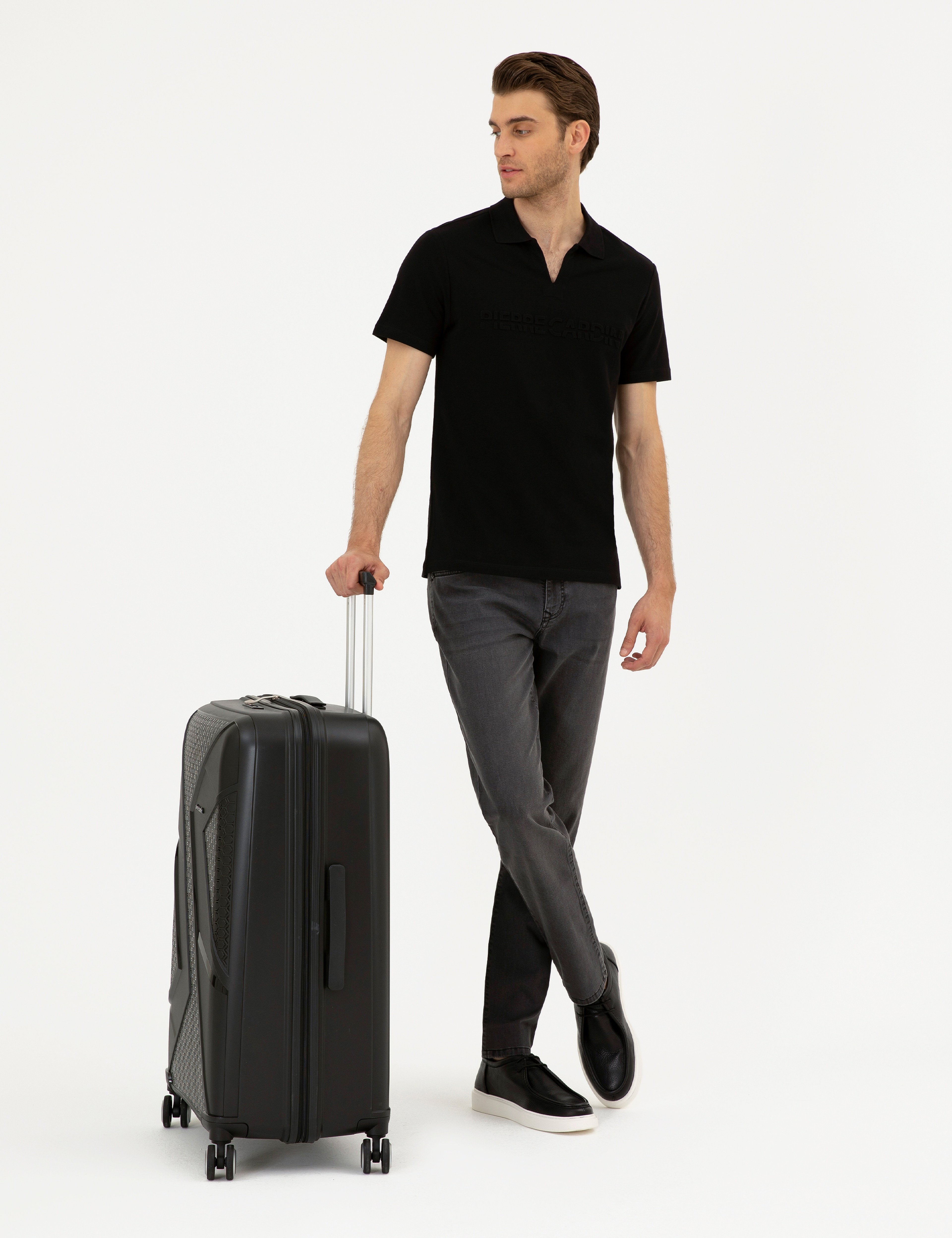 Antrasit Straight Fit Jean Pantolon
