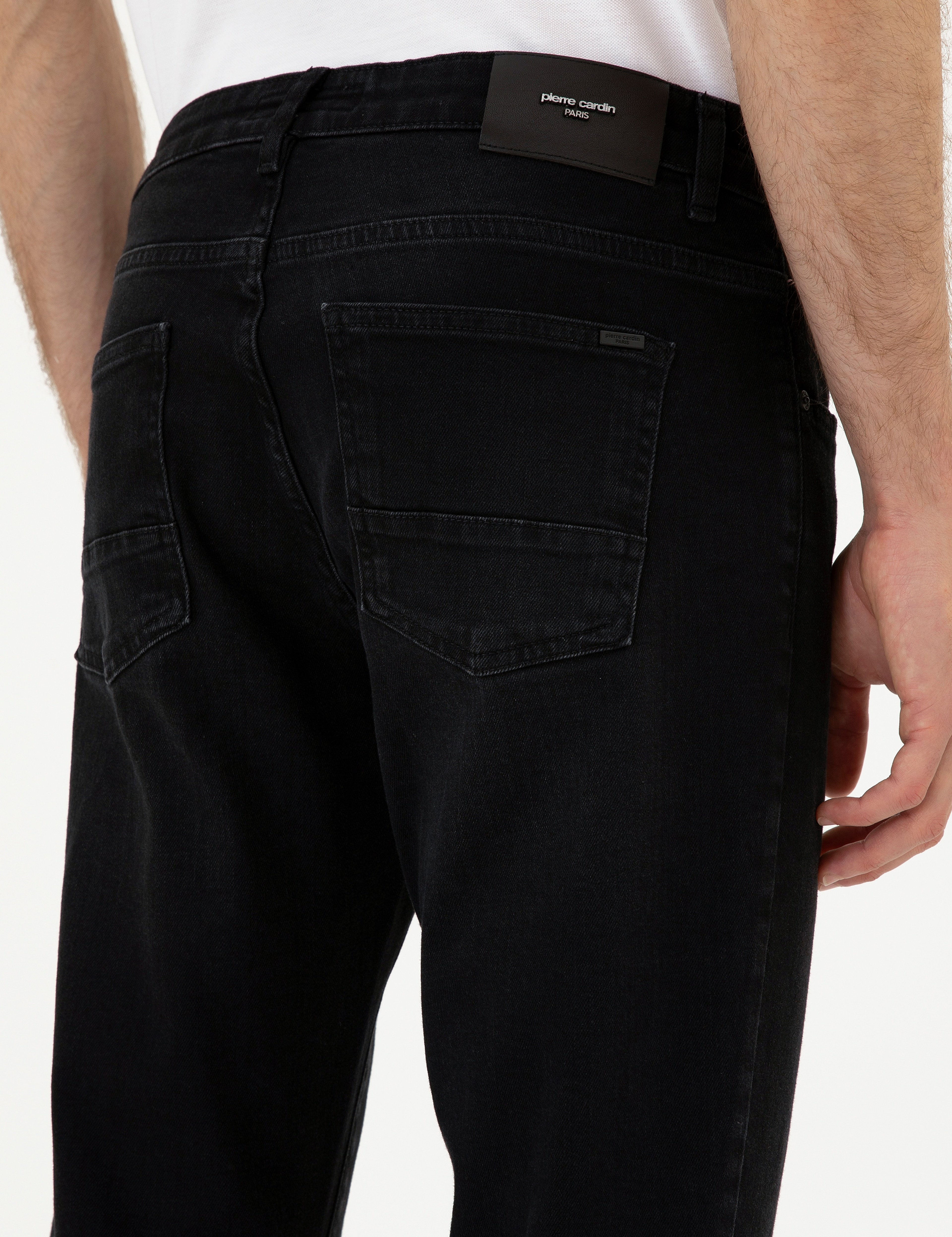Siyah Slim Fit Jean Pantolon