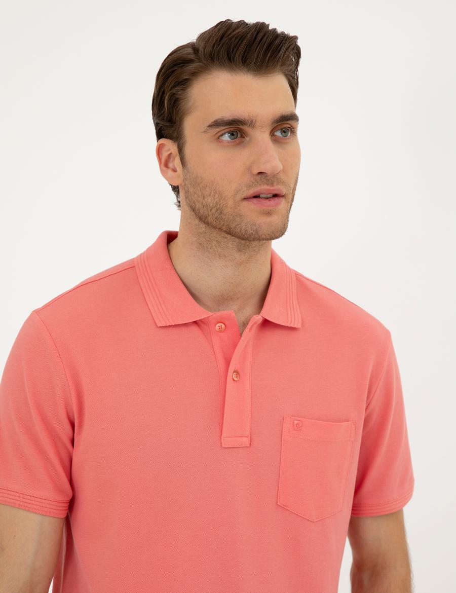 Pembe Regular Fit Basic Tişört