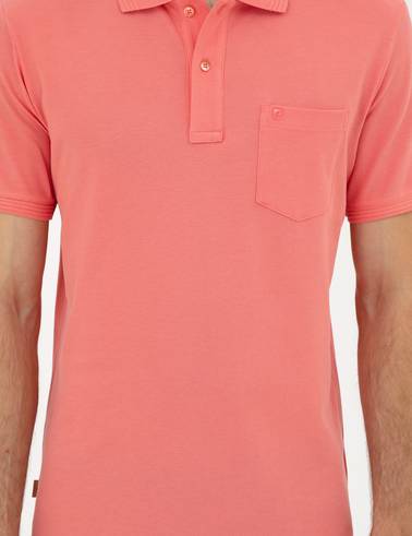 Pembe Regular Fit Basic Tişört