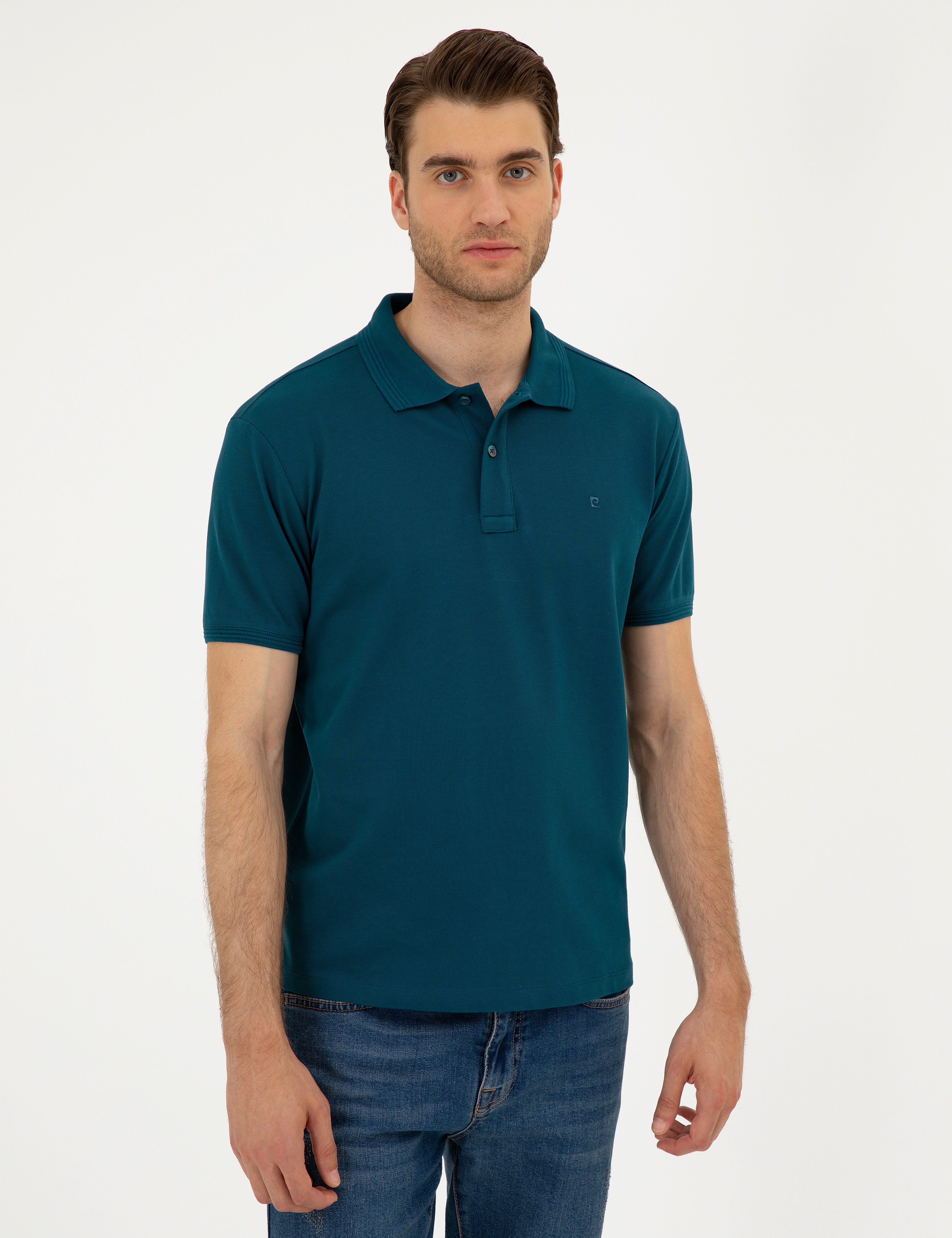 Zümrüt Slim Fit Basic Tişört - Image 3