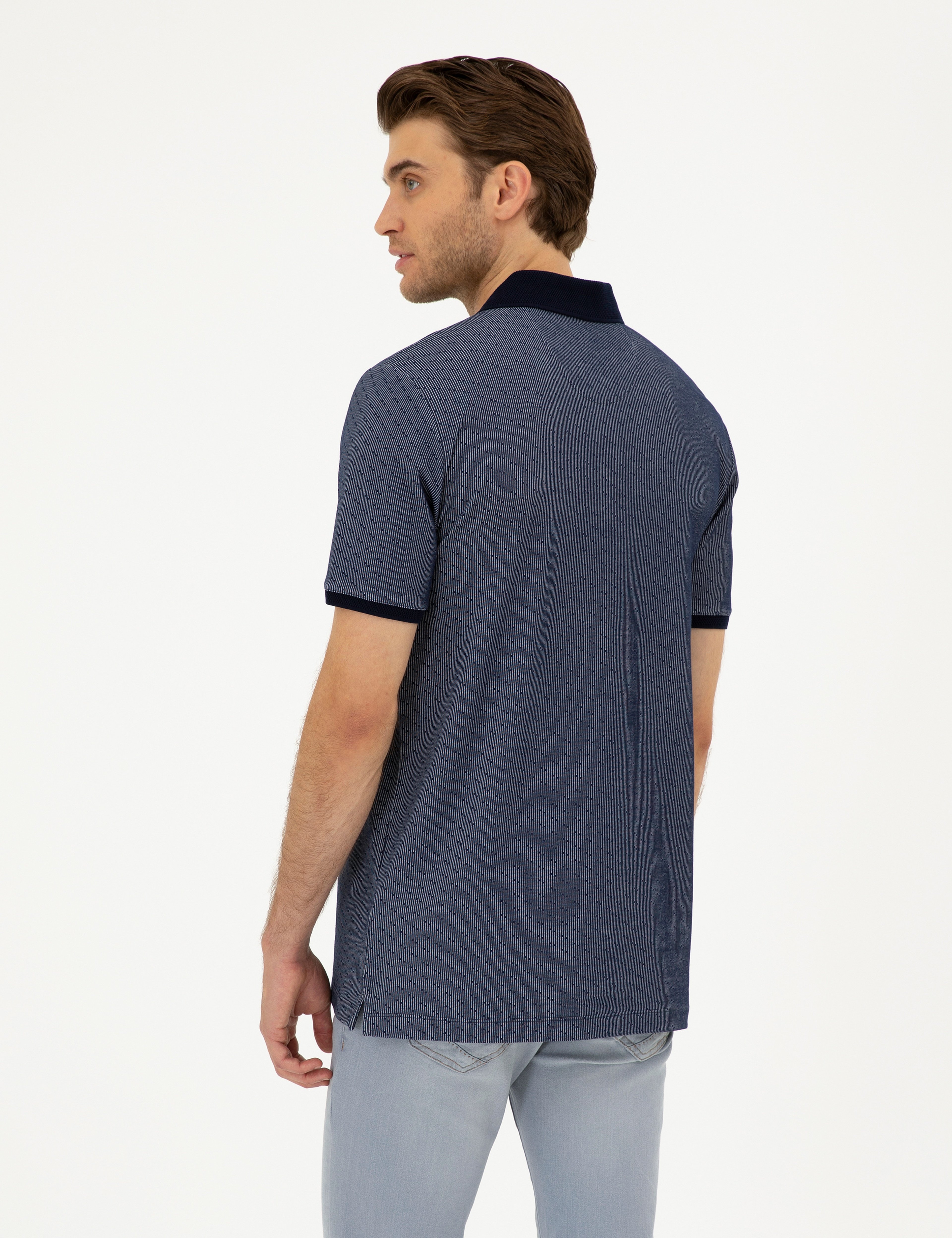 Lacivert Regular Fit Tişört - Image 5