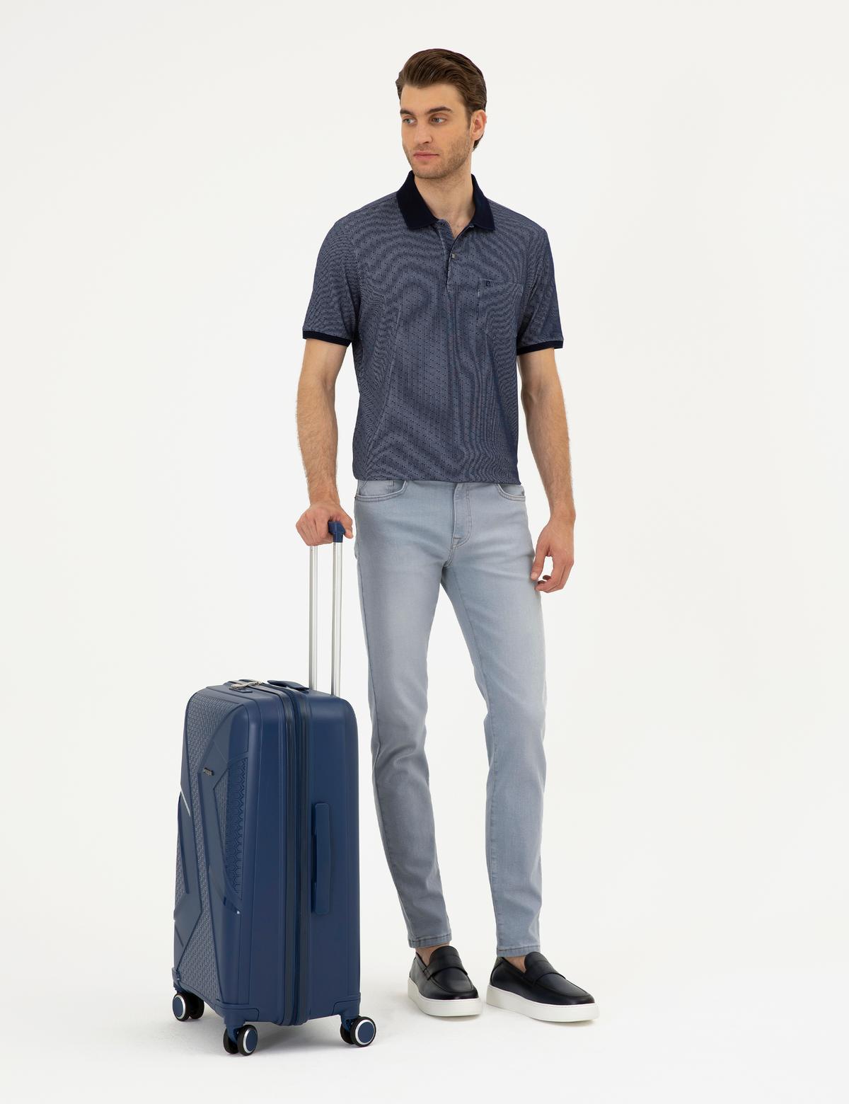 Lacivert Regular Fit Tişört - 50284321035