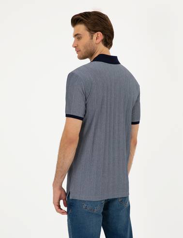 Lacivert Slim Fit Tişört