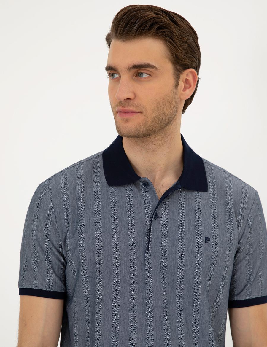 Lacivert Slim Fit Tişört