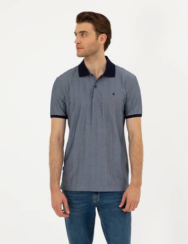 Lacivert Slim Fit Tişört