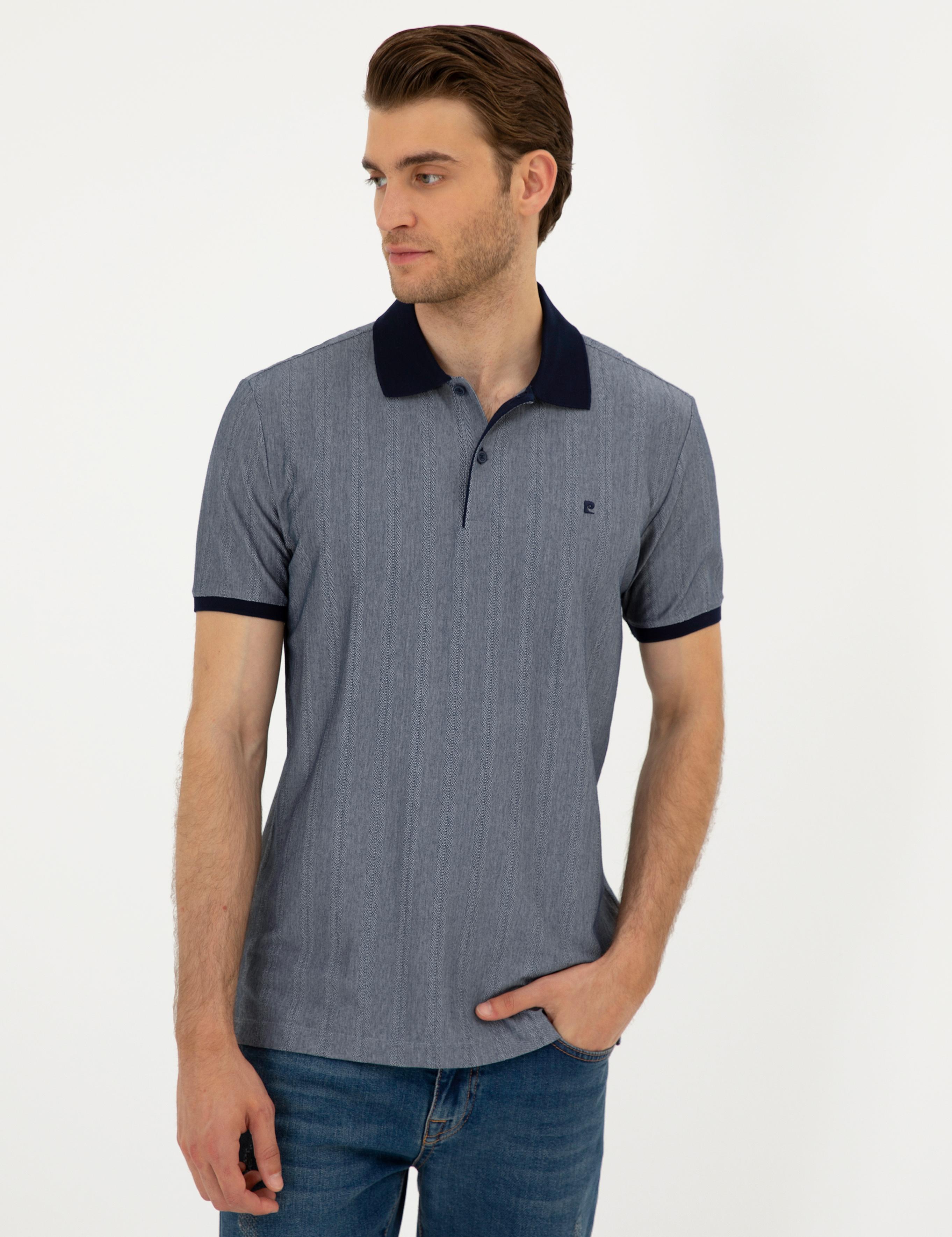 Lacivert Slim Fit Tişört