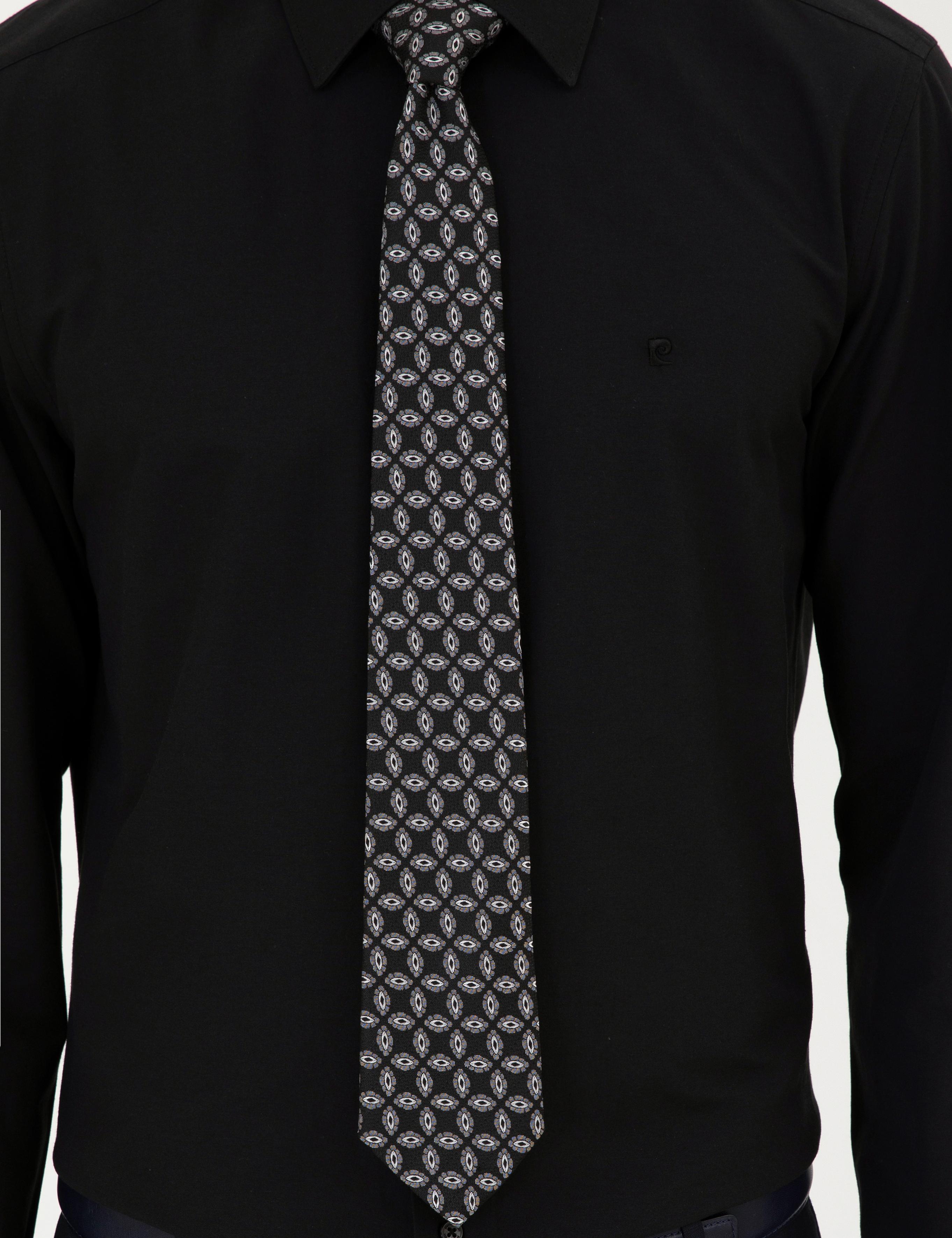 Siyah Regular Fit Uzun Kollu Basic Gömlek