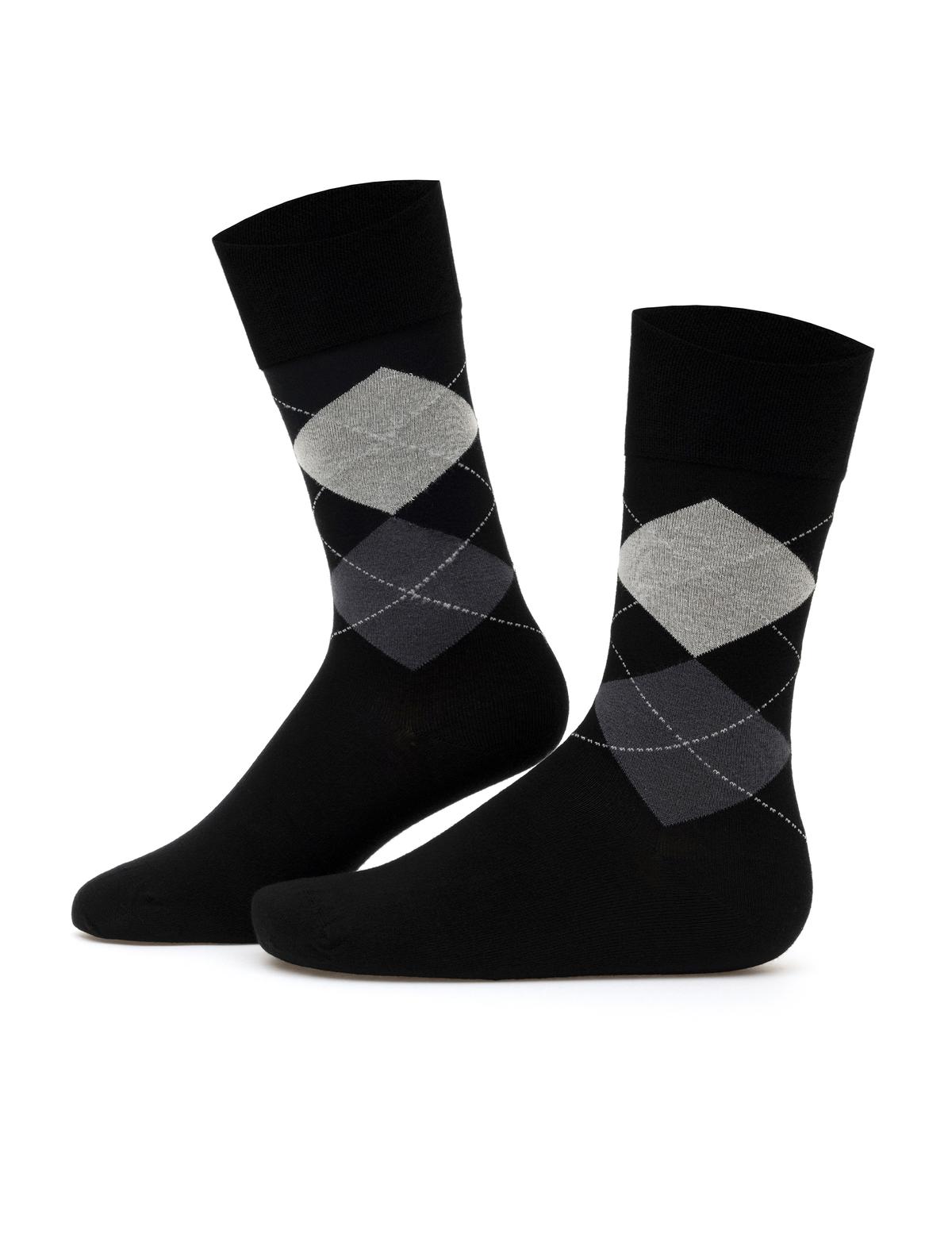 Erkek Siyah Soket Çorap